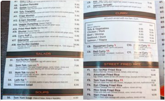 Food Menu